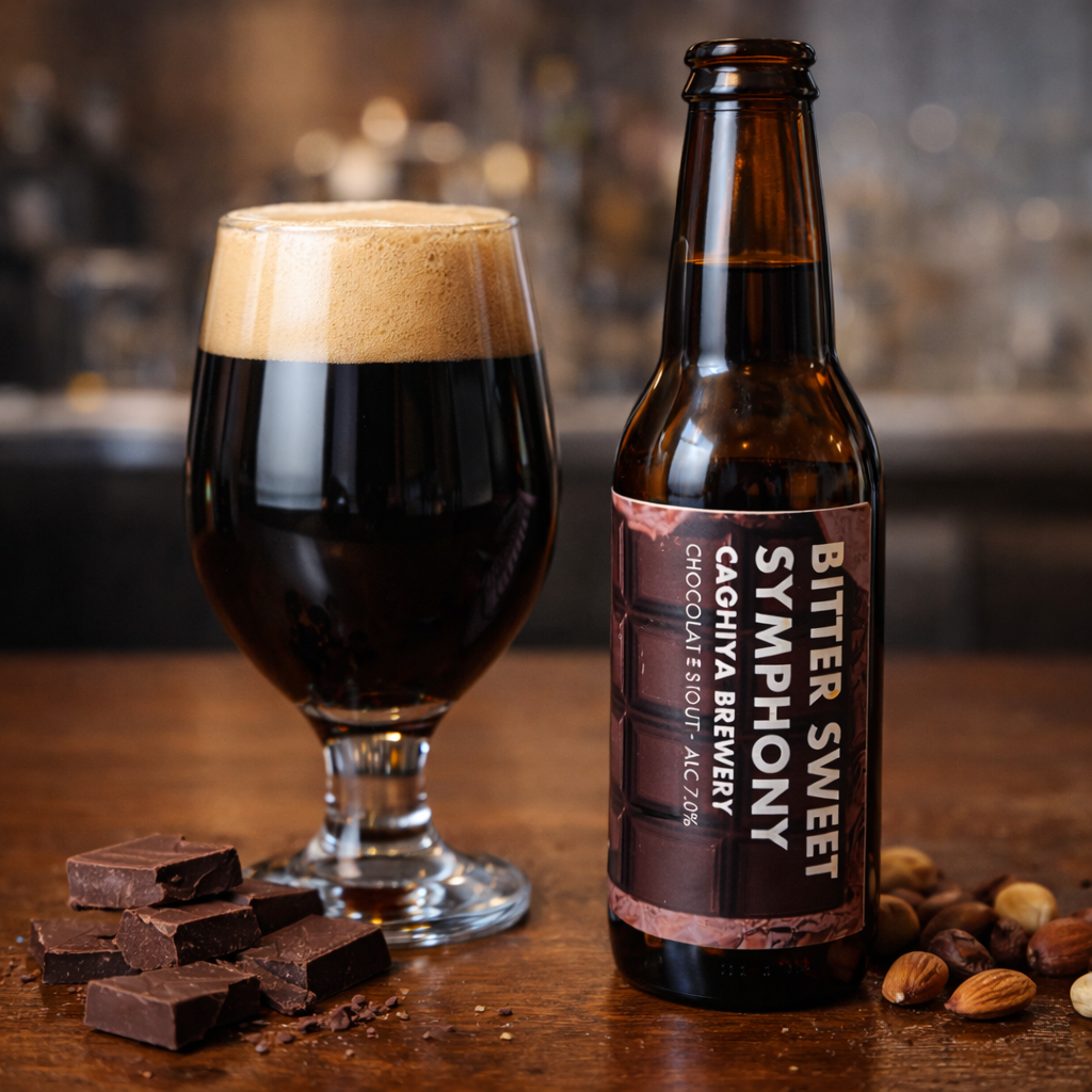 チョコレートに合うバレンタイン向けクラフトビール BITTER SWEET SYMPHONY カギヤブルワリー