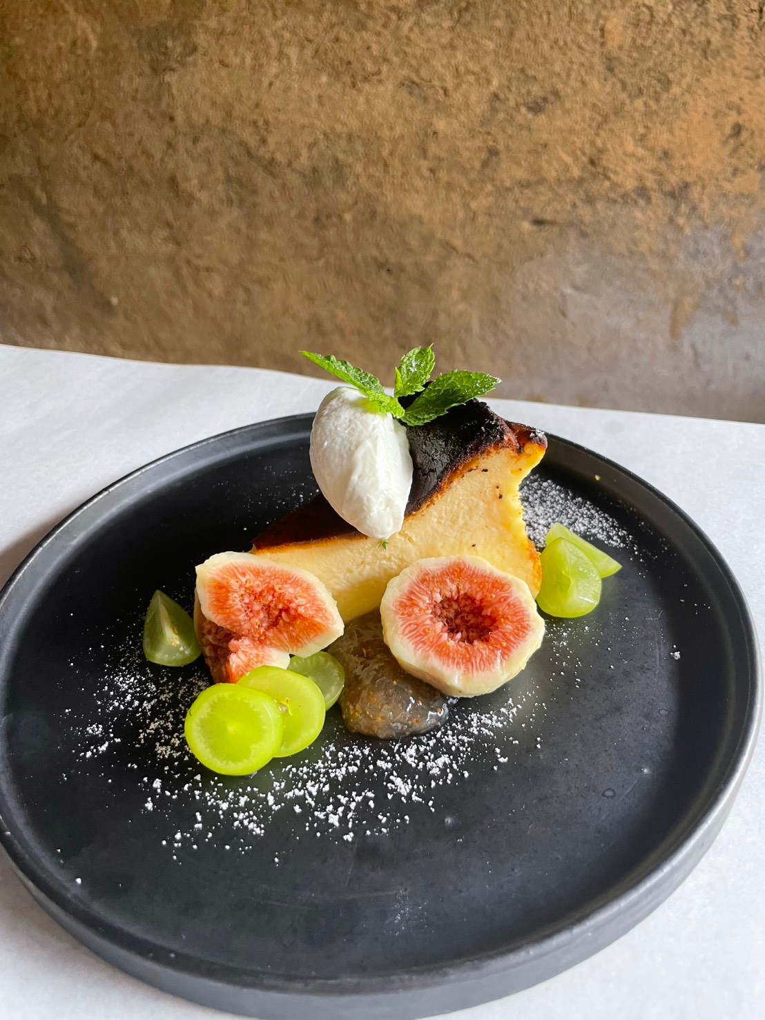 あん　無花果チーズケーキ