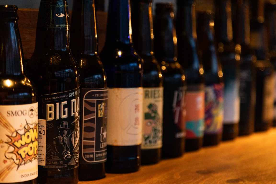 ボトルのクラフトビール