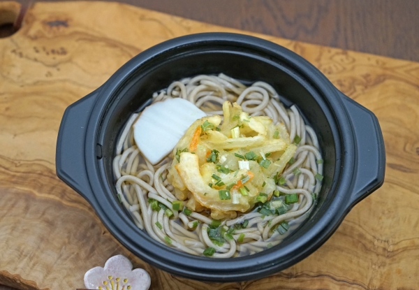 野菜かき揚げそば