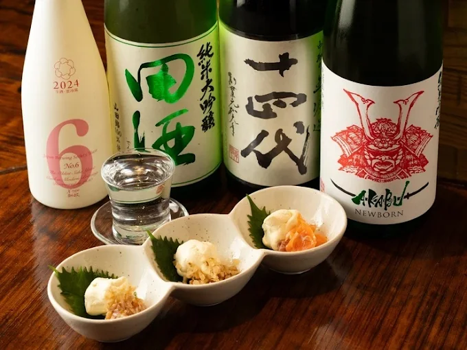 日本酒飲み比べ・珍味