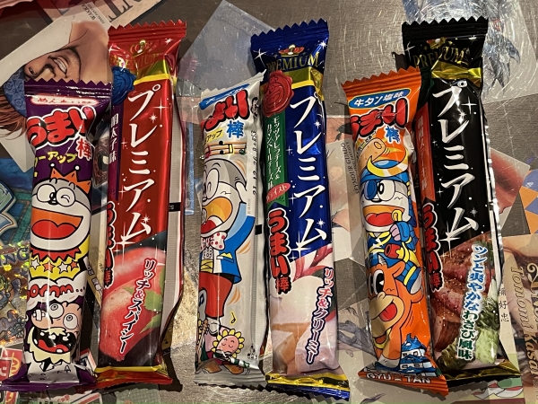 うまい棒 サイズ比較画像!